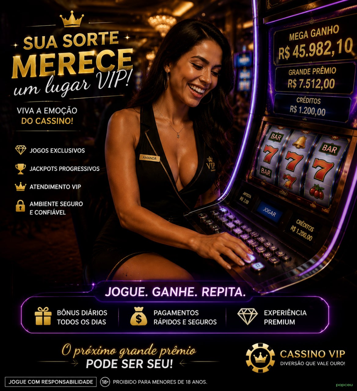 Saque PIX popceu